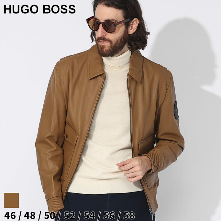 楽天市場】ヒューゴボス ジャケット HUGO BOSS メンズ レザー 