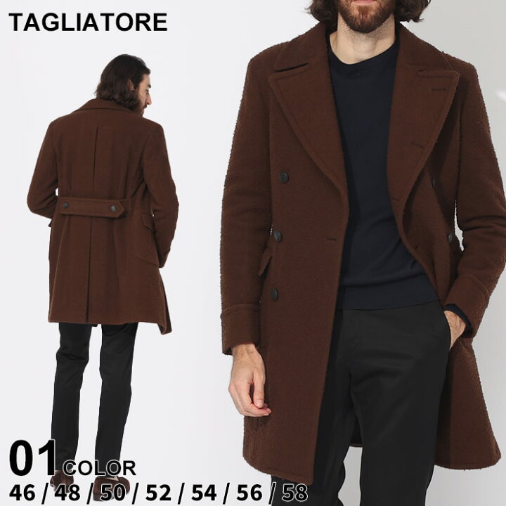 楽天市場】タリアトーレ コート TAGLIATORE メンズ ダブル ブレスト 