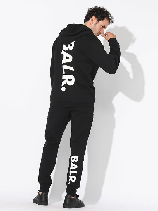 BALR 総柄ロゴプリント スウェットトレーナー