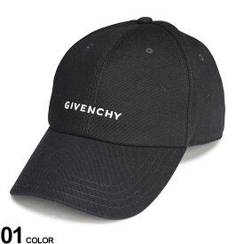 ジバンシィ キャップ GIVENCHY メンズ 帽子 ロゴ刺繍 黒 クロ ブランド ベースボールキャップ レディース 調節可能 GVBPZ022P0C4