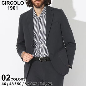 チルコロ ジャケット CIRCOLO 1901 メンズ カットジャケット テーラードジャケット 無地 シングル 黒 クロ グレー ブランド アウター セットアップ対応 大きいサイズあり CICN4006 sale_2_c