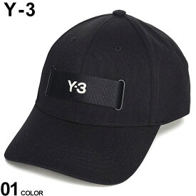 Y-3 キャップ ワイスリー メンズ 帽子 ロゴバンド WEBBING CAP 黒 クロ ブランド ベースボールキャップ レディース 調節可能 Y3IU4630 2024_vt SALE_6_b SALE_6_b