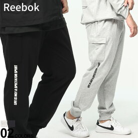 大きいサイズ メンズ Reebok (リーボック) 裏起毛 ポケット スウェットパンツ パンツ ロングパンツ スポーツ X4391R