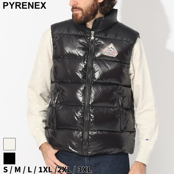 楽天市場】ピレネックス ダウンベスト PYRENEX メンズ ダウン ジレ 