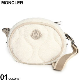 モンクレール バッグ レディース MONCLER クロスボディバッグ ショルダーバッグ Delilah デリラ 白 シロ ブランド 鞄 コンパクト ロゴ ボア キルティング テディ素材 MCL5L00003M3189 2024_vt SALE_5_a