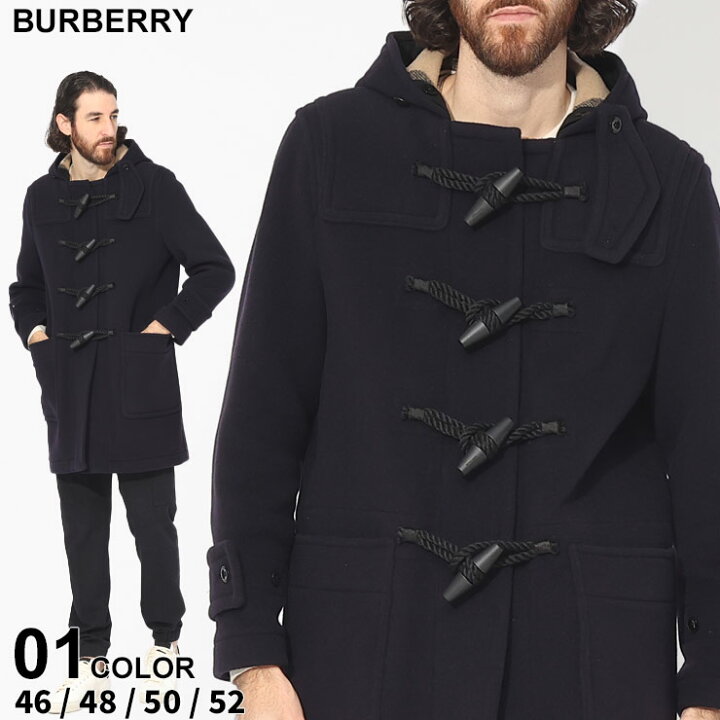 楽天市場】バーバリー コート BURBERRY メンズ ダッフルコート 紺 