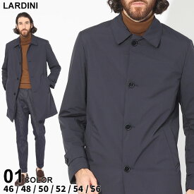 ラルディーニ コート LARDINI メンズ ハーフコート ステンカラー メンズ 無地 ボタン 中綿 紺 ネイビー ブランド アウター ビジネス フォーマル 大きいサイズあり LDCUNEOSP61699