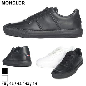 モンクレール スニーカー MONCLER メンズ ローカットスニーカー ロゴ NEUE YORK シロ 白 クロ 黒 ブランド トリコロール シューズ 靴 大きいサイズあり MC4M00310M1917
