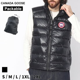 カナダグース ダウン メンズ CANADA GOOSE ダウンベスト Crofton Vest クラフトン ライトダウン ジレ 黒 クロ ブランド アウター インナーダウン クラシックフィット 大きいサイズあり CG2229M SALE_2_a SALE_2_a