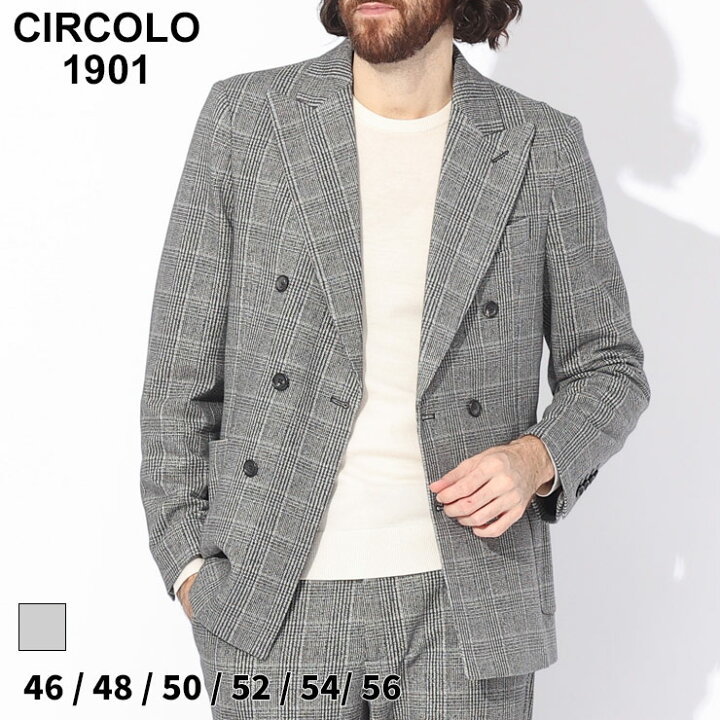 楽天市場】チルコロ ジャケット CIRCOLO 1901 メンズ テーラード 