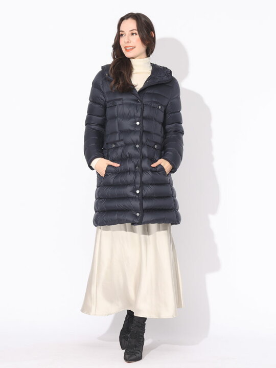 楽天市場】【ネイビーのみ】 ダウン レディース MONCLER ダウンコート 