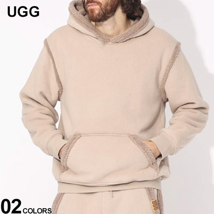 楽天市場】UGG アグ パーカー メンズ 裏ボア プルパーカー フリース 