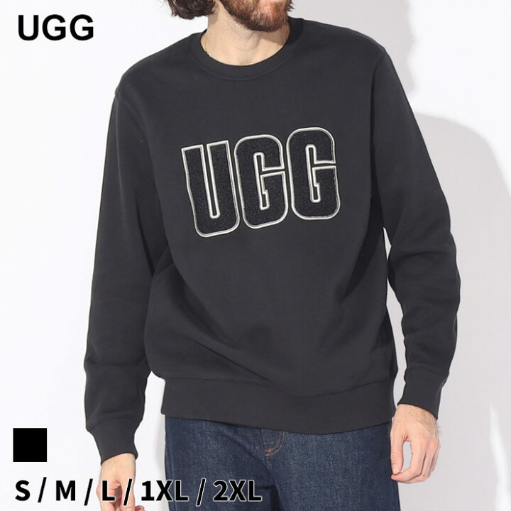 楽天市場】UGG アグ トレーナー メンズ スウェット ロゴ 裏起毛 クルー 