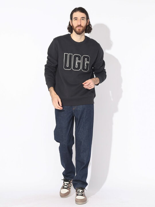 楽天市場】UGG アグ トレーナー メンズ スウェット ロゴ 裏起毛 クルー 