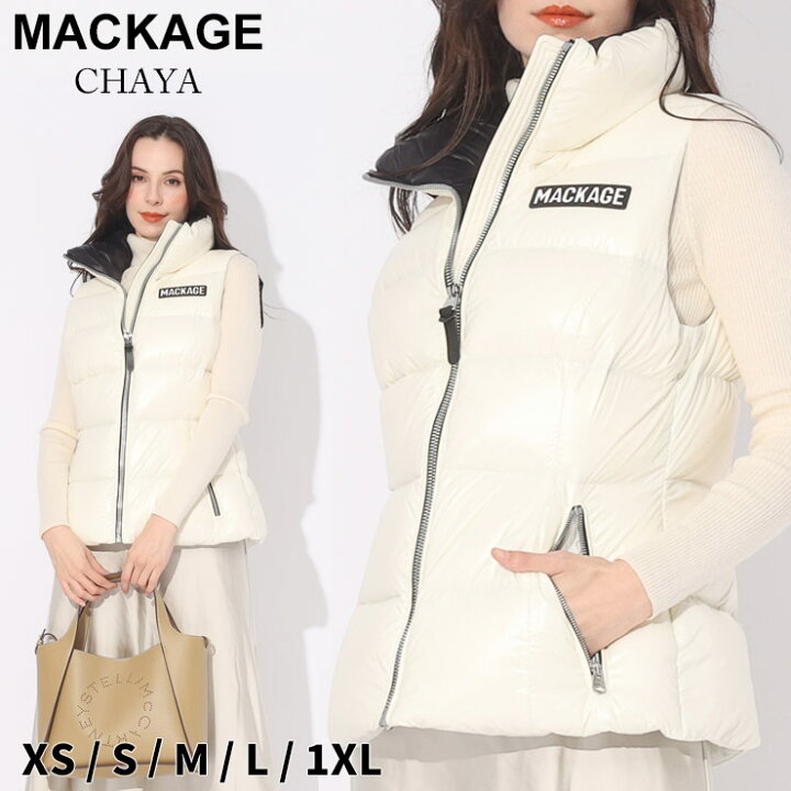 楽天市場】マッカージュ ダウンベスト MACKAGE レディース ダウン ジレ 