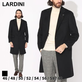 ラルディーニ コート LARDINI メンズ チェスターコート シングル クロ 黒 ブランド アウター ビジネス フォーマル カシミヤ 大きいサイズあり LDIT23032C61635