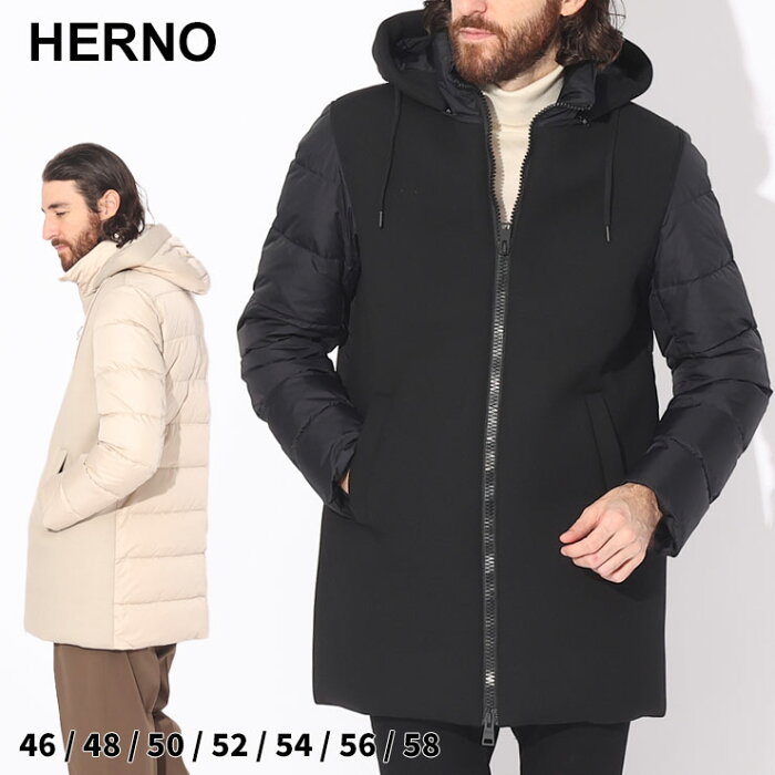 ヘルノ ダウン HERNO メンズ ダウンコート コート 切り替え  