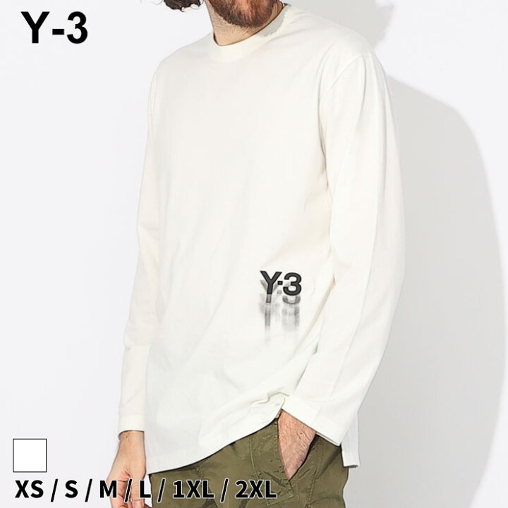 楽天市場】ワイスリー Y-3 Tシャツ 長袖 メンズ ロンT Y-3グラフィック 