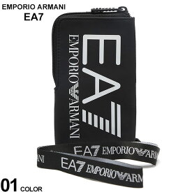 アルマーニ スマホケース EMPORIO ARMANI EA7 エンポリオアルマーニ メンズ ロゴプリント ブランド バッグ 鞄 スマホバッグ スマホショルダー ギフト プレゼント EA72451023R910 SALE_6_f