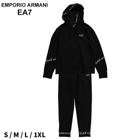 アルマーニ セットアップ EMPORIO ARMANI EA7 エンポリオアルマーニ レディース 上下セット ロゴライン パーカー スウェットパンツ ブランド 大きいサイズあり EA7L8NTV52TJTXZ