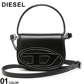 ディーゼル バッグ DIESEL レディース ショルダーバッグ ミニバッグ ロゴ 1DR XS 黒 クロ ブランド 鞄 DSLX08709PR818