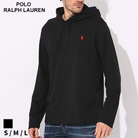 ポロラルフローレン Tシャツ POLO RALPH LAUREN メンズ パーカー ロゴ Tパーカー クロ 黒 ブランド トップス ロンT 長袖 RL710847203