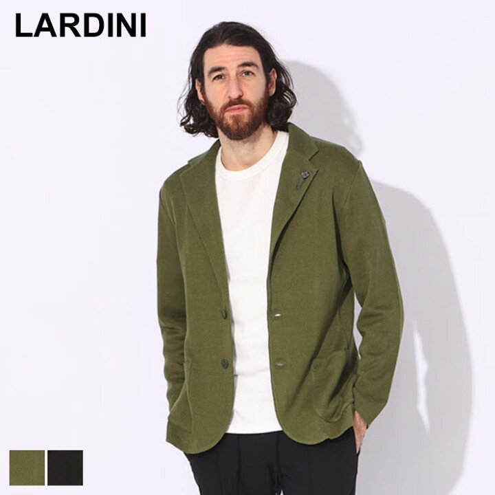 楽天市場】ラルディーニ ジャケット LARDINI メンズ ニットジャケット 