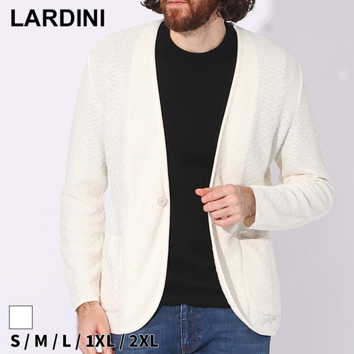 楽天市場】ラルディーニ ジャケット LARDINI メンズ ニット 