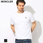 MONCLER (モンクレール) 胸ロゴワッペン 無地 クルーネック 半袖 Tシャツ MC8C00025829H8 ブランド メンズ 男性 トップス Tシャツ 半袖 シャツ
