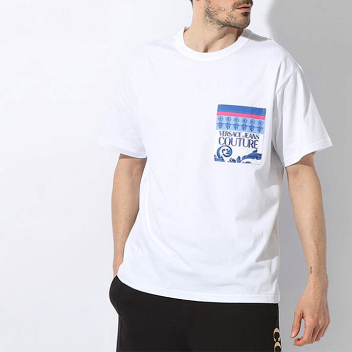 楽天市場】ヴェルサーチェ Tシャツ VERSACE JEANS COUTURE メンズ 