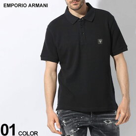 アルマーニ ポロシャツ EMPORIO ARMANI エンポリオアルマーニ メンズ ポロ 半袖 ストレッチ 胸ロゴ ブランド トップス シャツ 半袖シャツ 大きいサイズあり EAS2118044R460