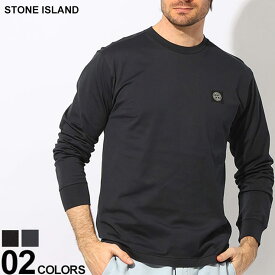 STONE ISLAND (ストーンアイランド) ワンポイントロゴ クルーネック 長袖 Tシャツ SI801522713 ブランド メンズ 男性 トップス Tシャツ 半袖 シャツ