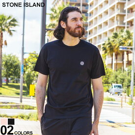 STONE ISLAND (ストーンアイランド) ワンポイントロゴ クルーネック 半袖 Tシャツ SI801524113 ブランド メンズ 男性 トップス Tシャツ 半袖 シャツ