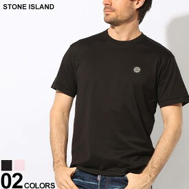 STONE ISLAND (ストーンアイランド) ワンポイントロゴ クルーネック 半袖 Tシャツ SI801524113 ブランド メンズ 男性 トップス Tシャツ 半袖 シャツ SALE_1_a