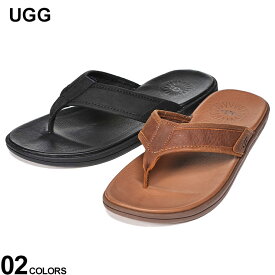 UGG (アグ) シーサイド フリップ レザー トングサンダル SEASIDE FLIP LEATHER UGG1102690 ブランド メンズ 男性 シューズ 靴 サンダル ビーチサンダル