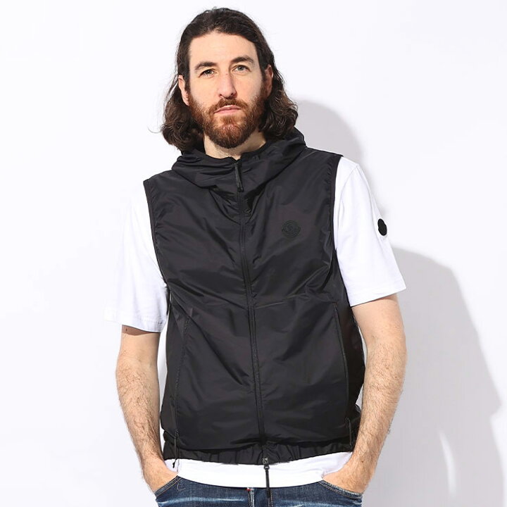 楽天市場】モンクレール MONCLER 撥水 ナイロン ワンポイントロゴ 