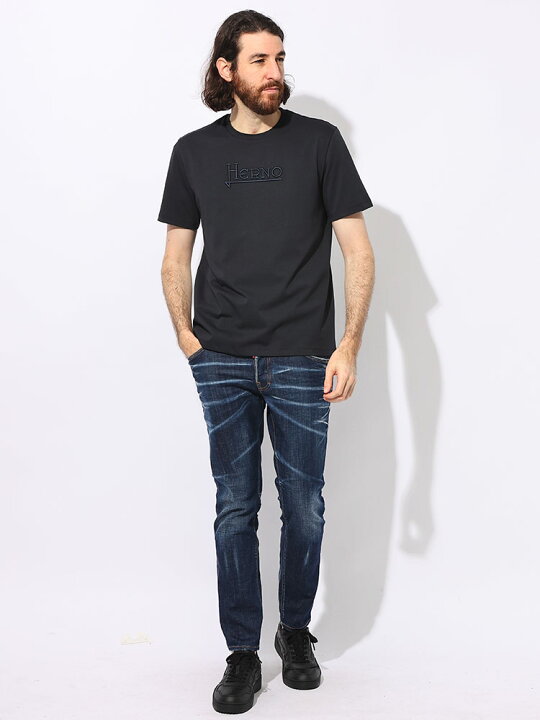 楽天市場】HERNO (ヘルノ) コットン100％ 立体刺繍 首裏ロゴプレート  