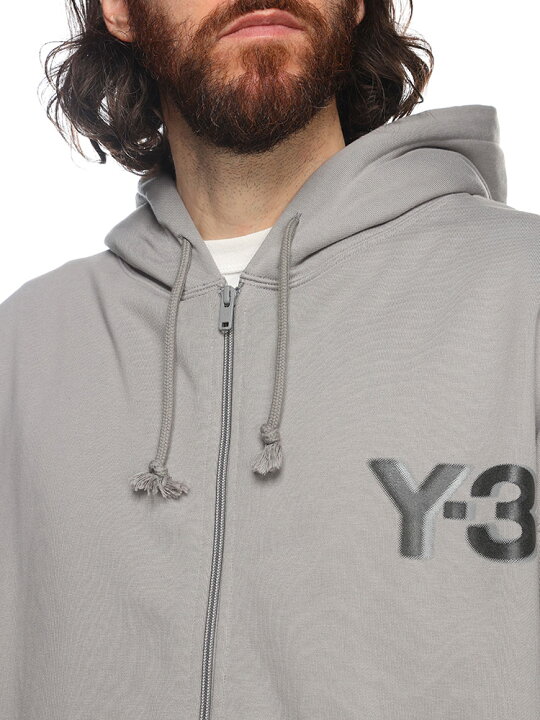 楽天市場】ワイスリー Y-3 裏起毛 胸ロゴ フルジップ パーカー LOGO 