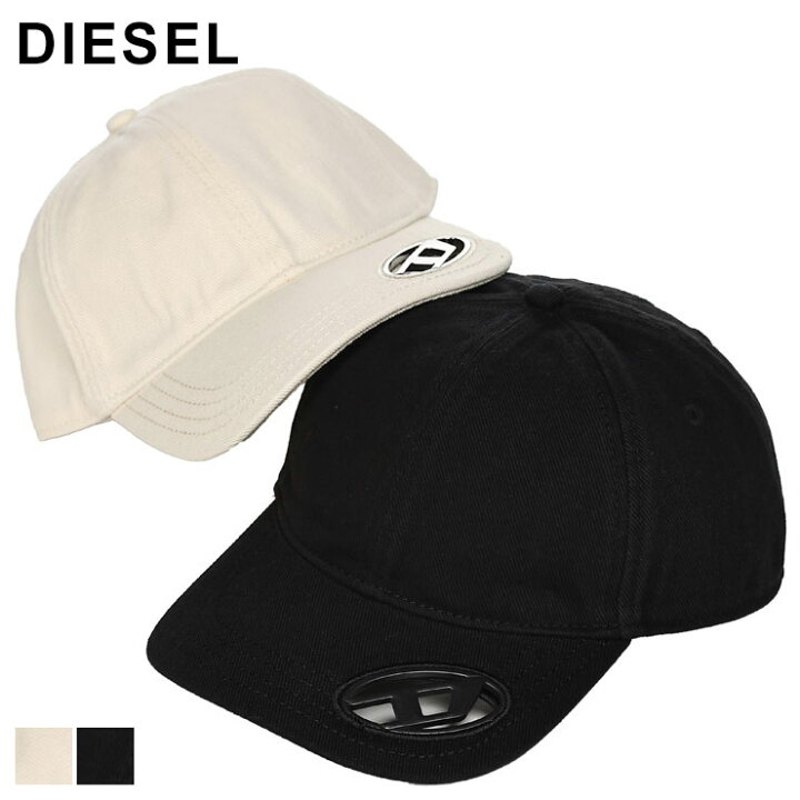 楽天市場】ディーゼル DIESEL オーバルDロゴ メタルプレート キャップ 
