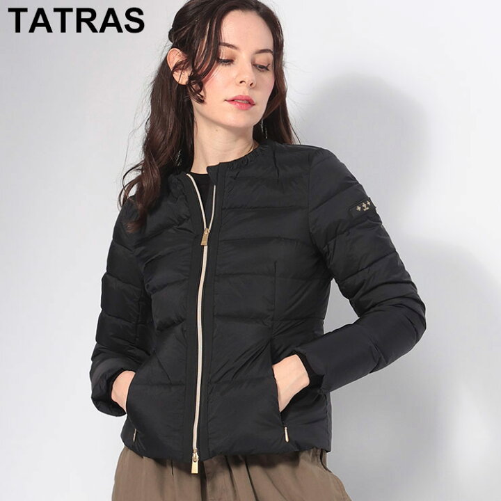 楽天市場】タトラス TATRAS ダウン レディース ノーカラー ショート丈 