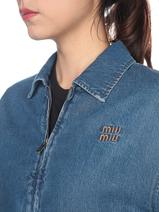 楽天市場】ミュウミュウ ジャケット MIU MIU レディース デニム 