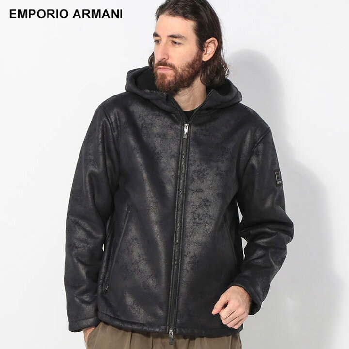 楽天市場】エンポリオアルマーニ EMPORIO ARMANI 裏ボア フルジップ  