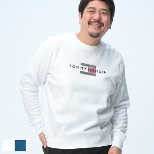 g~[qtBK[ Tommy Hilfiger g[i[ 傫TCY Y N ShJ N[lbN XEFbg gbvX  vI[o[ N H~ 1XL 2XL 3XL zCg u[