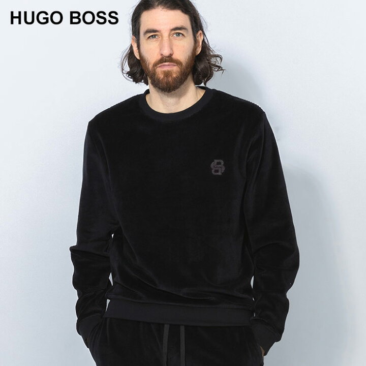 楽天市場】ヒューゴボス HUGO BOSS セットアップ対応 ベロア ロゴ刺繍 