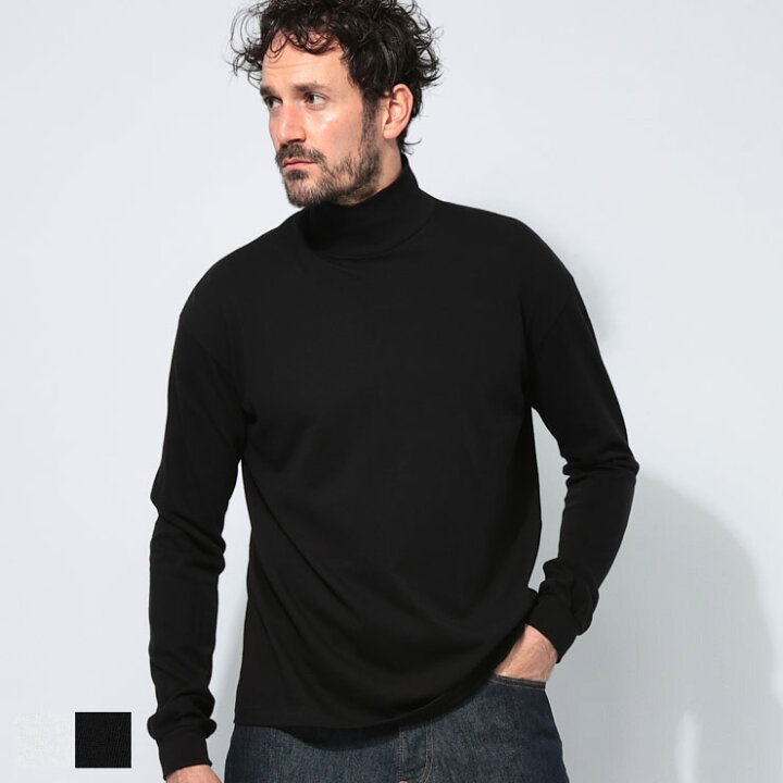 楽天市場】オーラリー AURALEE コットン 無地 ハイネック 長袖 Tシャツ 
