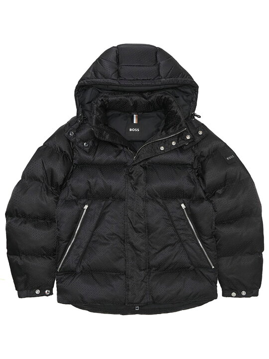 楽天市場】ヒューゴボス HUGO BOSS フード着脱 撥水 モノグラム柄 
