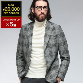 【最大20,000円OFFクーポン配布中】 チルコロ1901 ジャケット シングルブレスト CIRCOLO 1901 ストレッチ モノトーンチェック シングル 2ツ釦 ジャケット CICN5005 ブランド メンズ 男性 アウター ジャケット テーラード フォーマル 秋 冬 sale_2_c