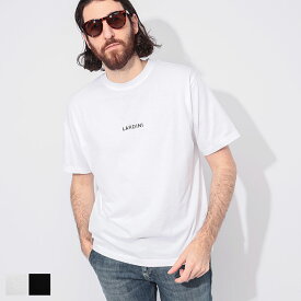 【最大10,000円OFFクーポン配布】ラルディーニ LARDINI ゴシックロゴ クルーネック 半袖 Tシャツ LDLTMC70ES64052 ブランド メンズ 男性 トップス Tシャツ シンプル コットン プリント sale_1_a