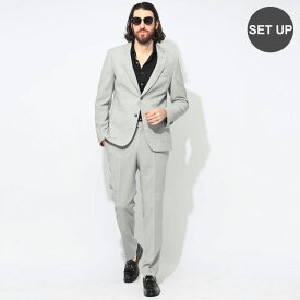 【最大10,000円OFFクーポン配布】ヒューゴボス HUGO BOSS メッシュ シングル ジャケット パンツ セットアップスーツ HBHG10268960 ブランド メンズ 男性 スーツ セットアップ 春 sale_2_d