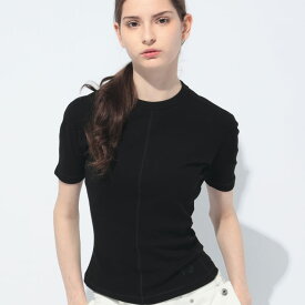 【2BUY10％OFF】ワイスリー Y-3 ストレッチ 切替 半袖 Tシャツ FITTED Y3LHY1249 ブランド レディース 半袖 Tシャツ 切り替え ストレッチ sale_8_a